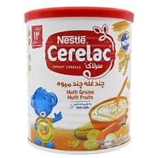 سرلاک نستله چندغله و چند میوه 400 گرم