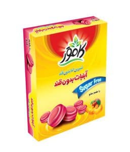 ابنبات رژیمی کامور هلو 130 گرم