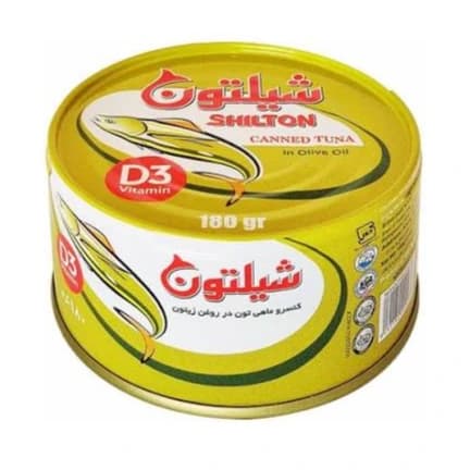 تن ماهی شیلتون روغن زیتون 180 گرم