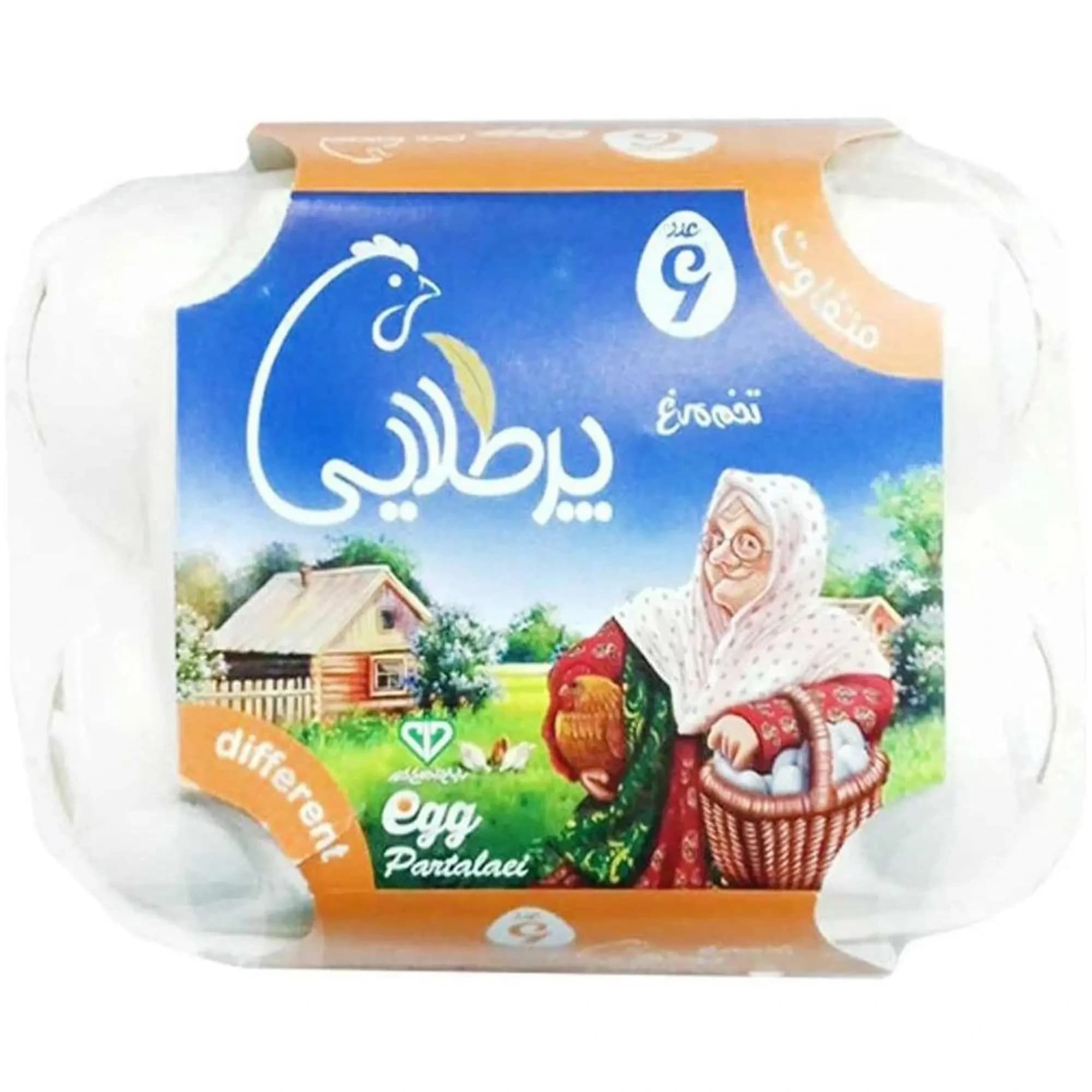 تخم مرغ پر طلایی 9 عددی