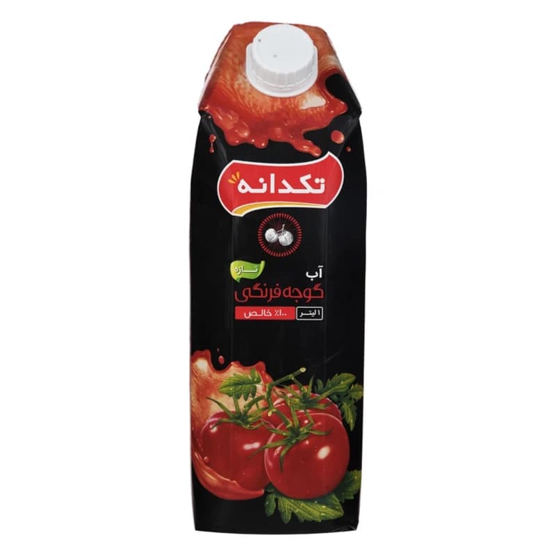 ابمیوه تکدانه گوجه فرنگی 1 لیتر
