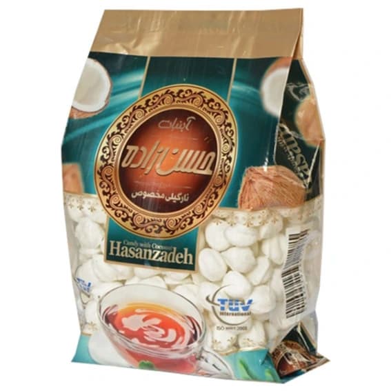 ابنبات حسن زاده نارگیلی مخصوص 500 گرم
