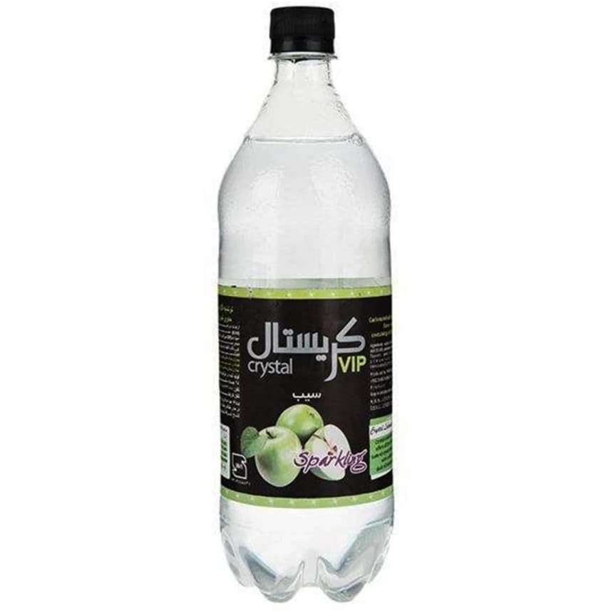 اب گازدار کریستال سیب لبنانی 1 لیتر