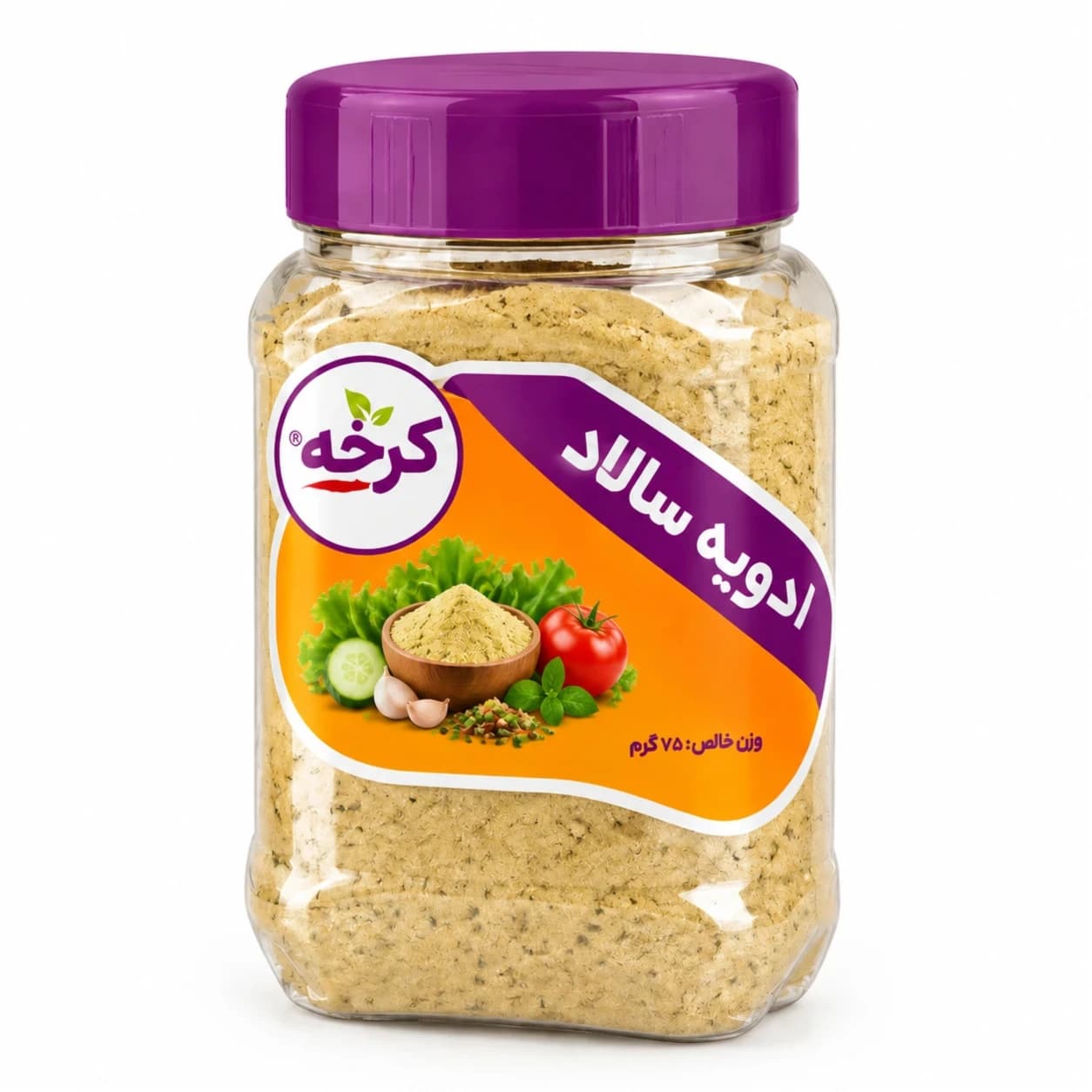 ادویه سالاد کرخه 75 گرم پت